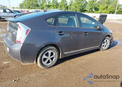 2012 Toyota Prius Four из США, поврежденный, VIN JTDKN3DU0C1600900